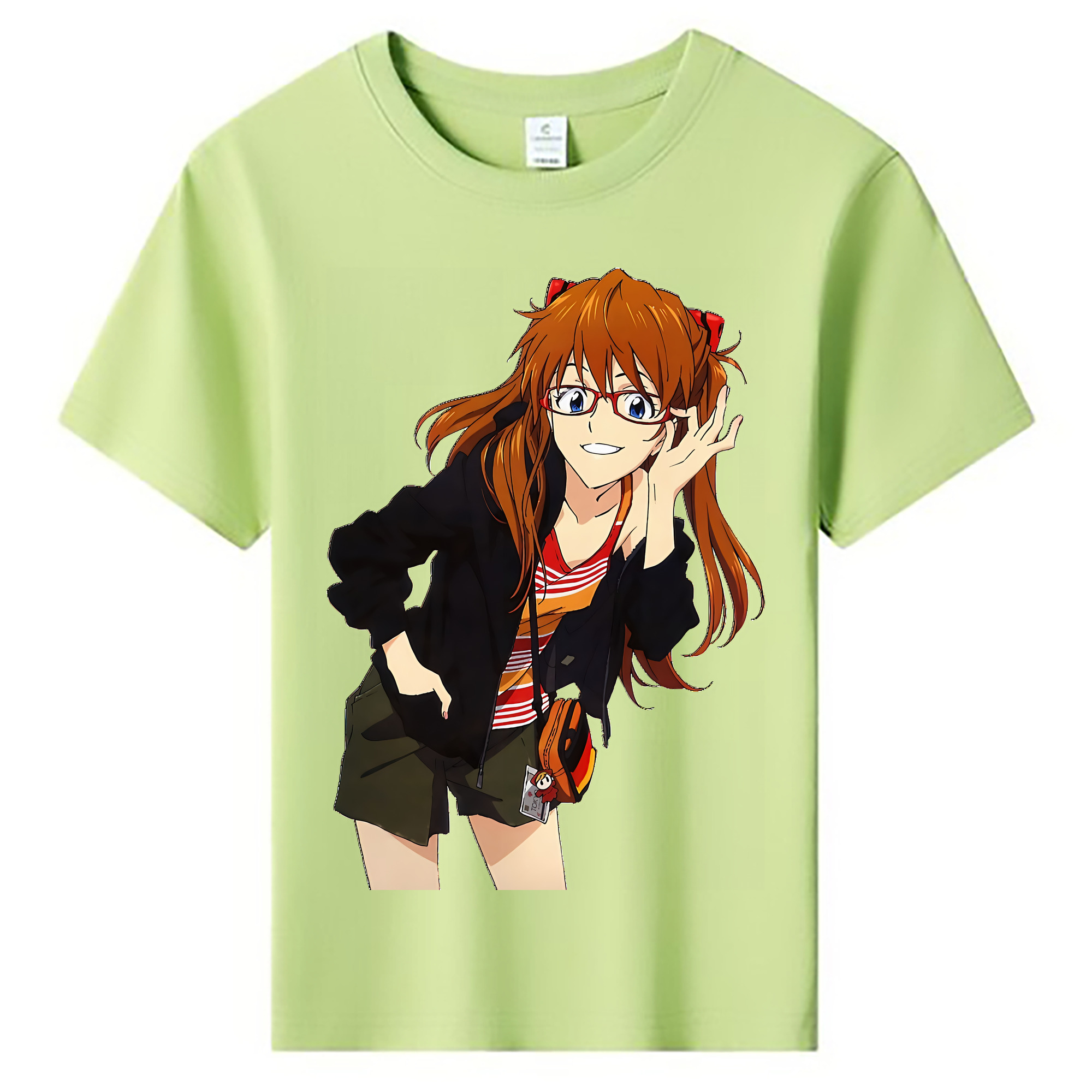 （画像用） EVA 新世紀エヴァンゲリオン 綿100％キッズTシャツ（フロントプリント）